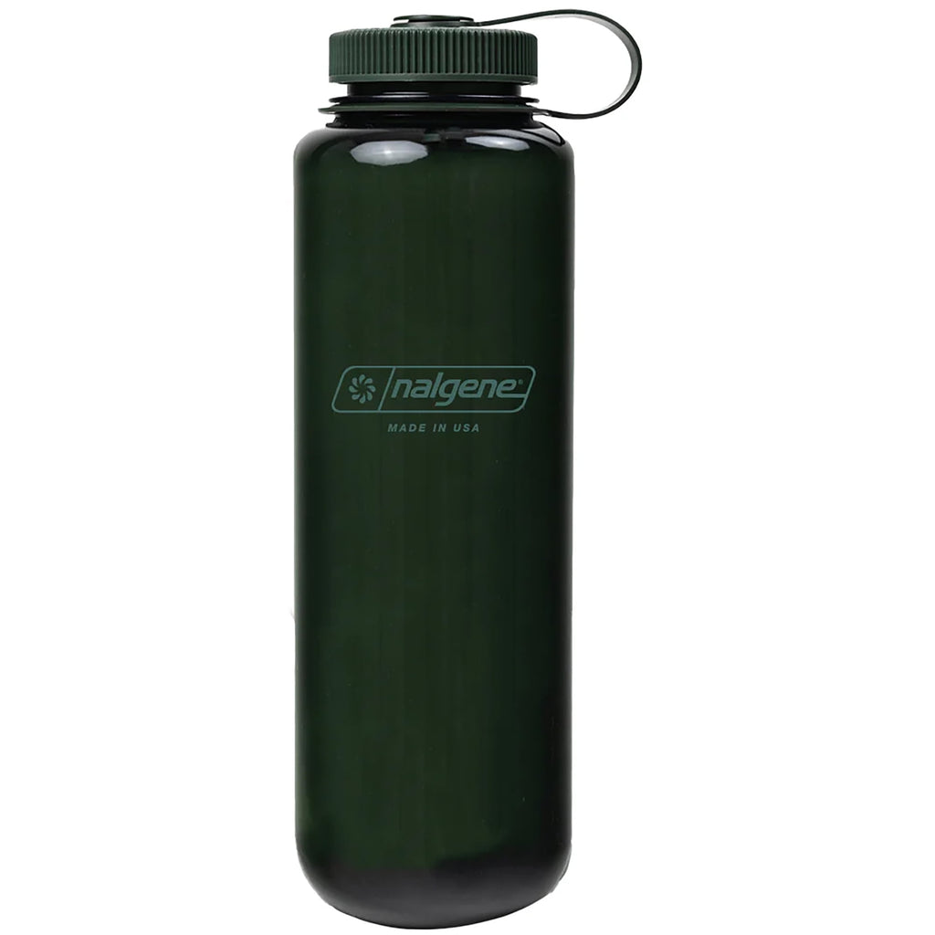 Nalgene Sustain Tritan BPA-Free Water Bottle Made with Material Derived from 50% Plastic Waste (using ISCC certified mass balance), 48 OZ, Wide Mouth, Blue WPHC
