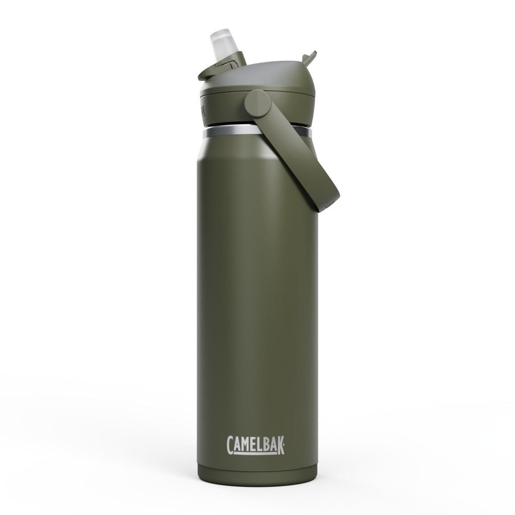CamelBak Thrive™ Flip Straw Insulated Stainless Steel Water Bottle, 25 oz, Sierra Red 6ZBZ