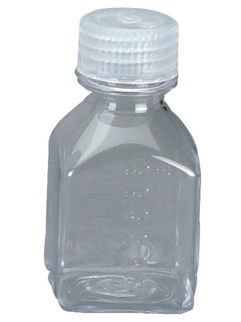 Nalgene Transparent Lexan Polycarbonate Square Storage Bottle - 8 oz. - Clear E73F