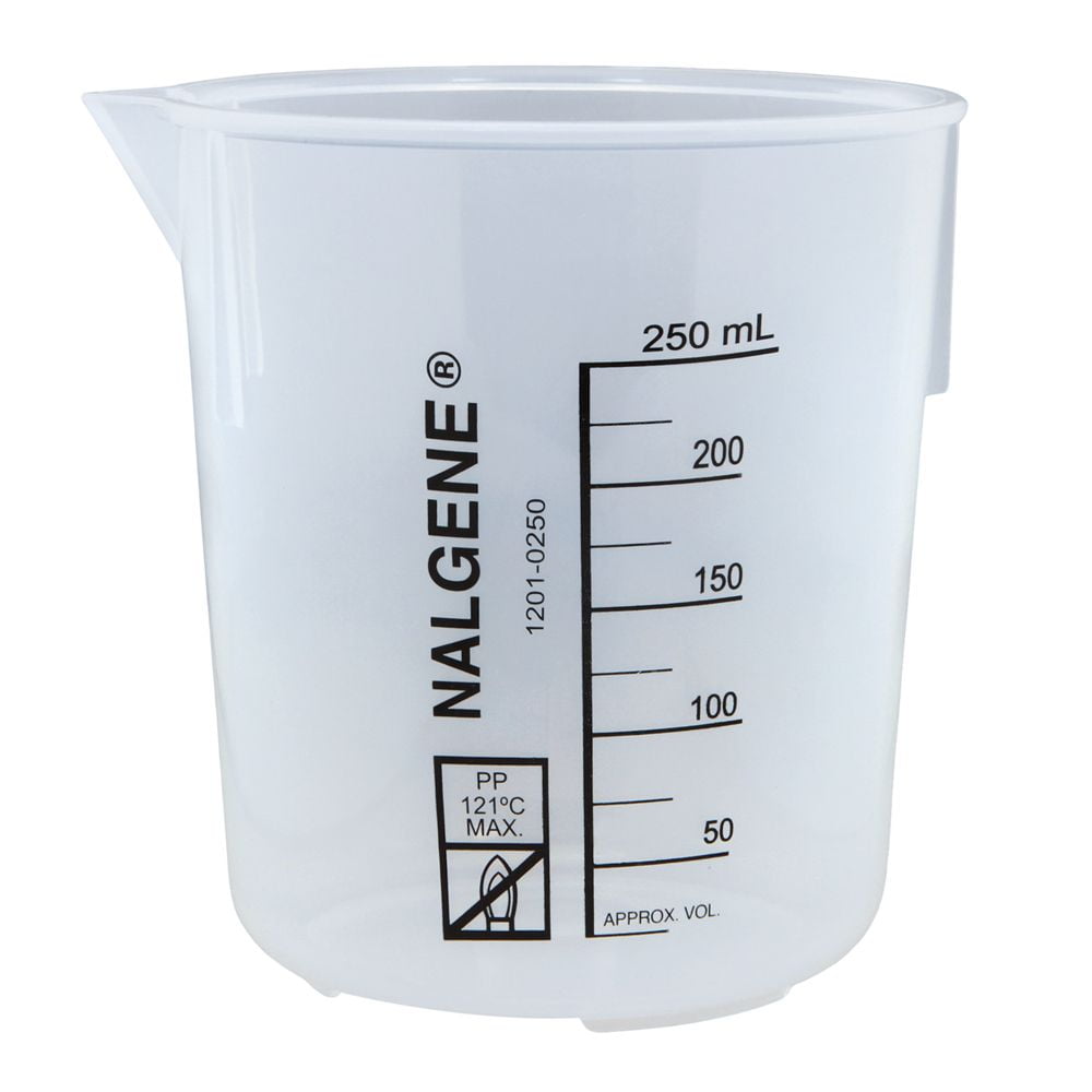 Nalgene Griffin Beaker, Low Form, Polypropylene, 250 Ml 8M8O
