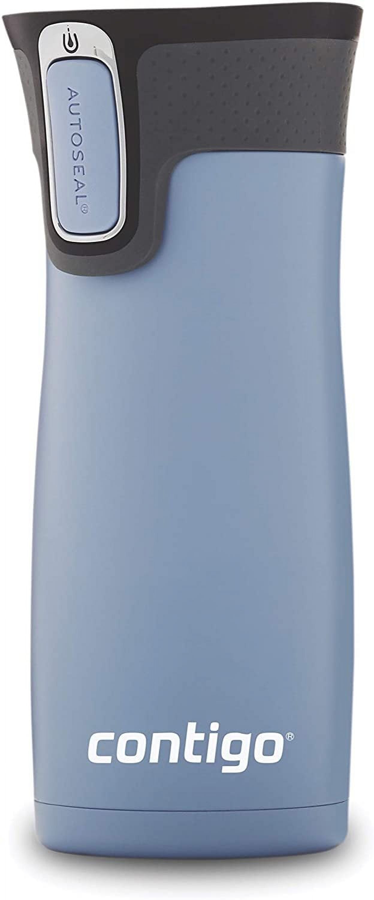 Contigo AUTOSEAL West Loop 2.0 Travel Mug, 16 oz., Stainless Steel with Black Button 6R6O