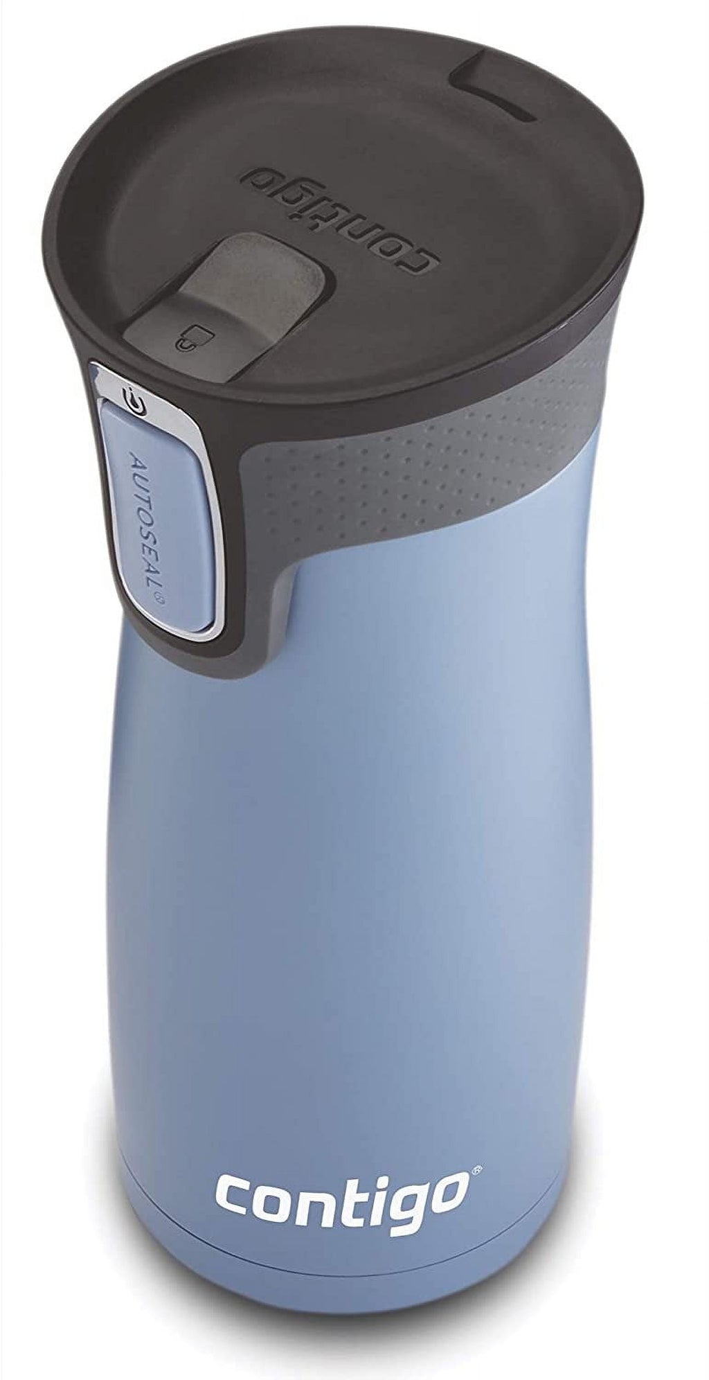 Contigo AUTOSEAL West Loop 2.0 Travel Mug, 16 oz., Stainless Steel with Black Button 6R6O