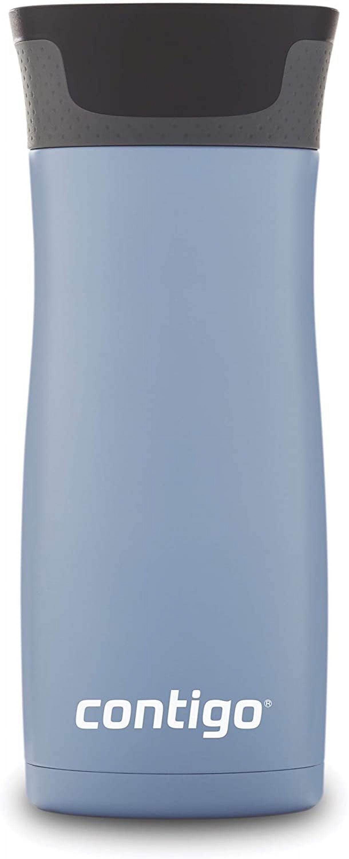 Contigo AUTOSEAL West Loop 2.0 Travel Mug, 16 oz., Stainless Steel with Black Button 6R6O