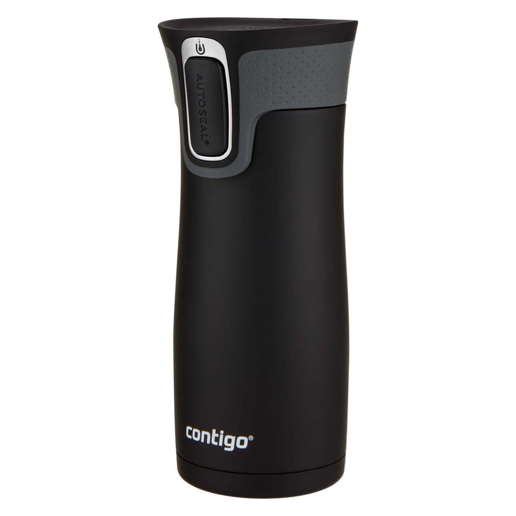 Contigo AUTOSEAL West Loop 2.0 Travel Mug, 16 oz., Stainless Steel with Black Button 6R6O
