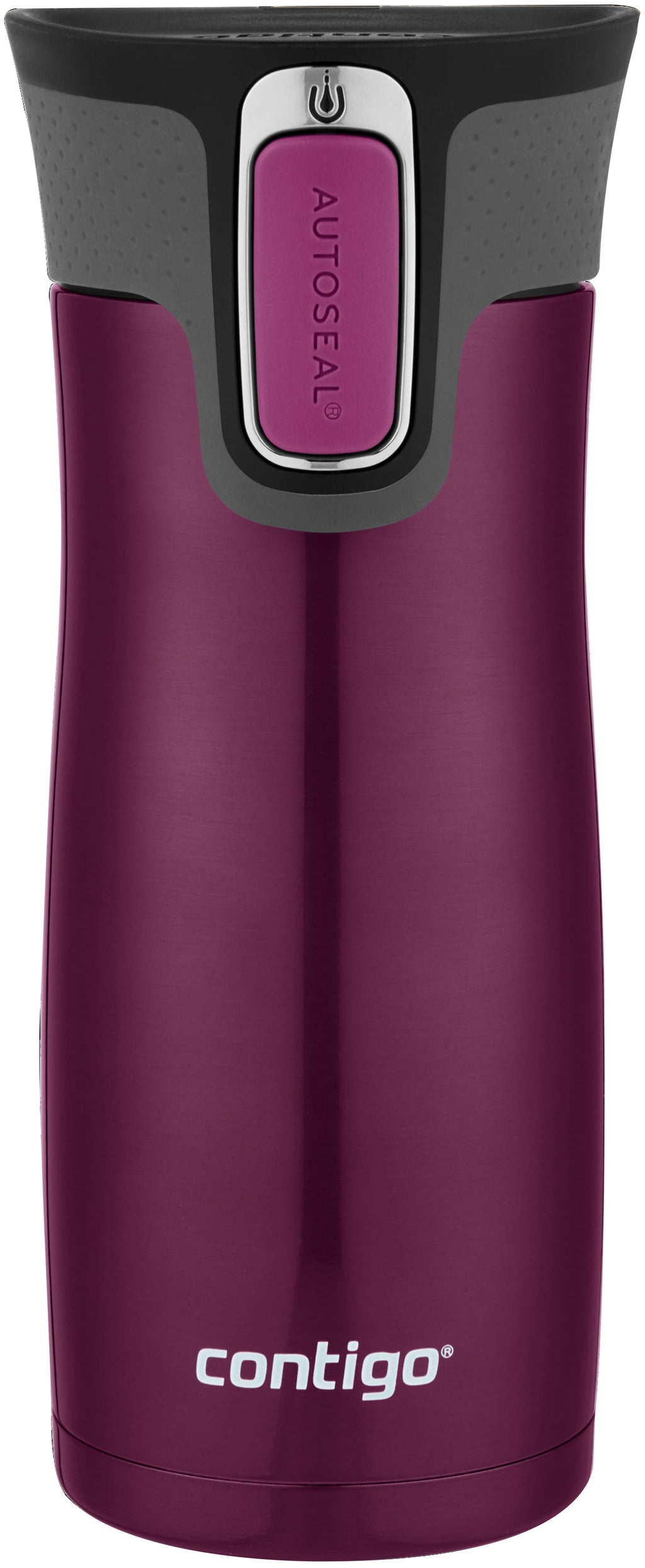 Contigo AUTOSEAL West Loop 2.0 Travel Mug, 16 oz., Stainless Steel with Black Button 6R6O