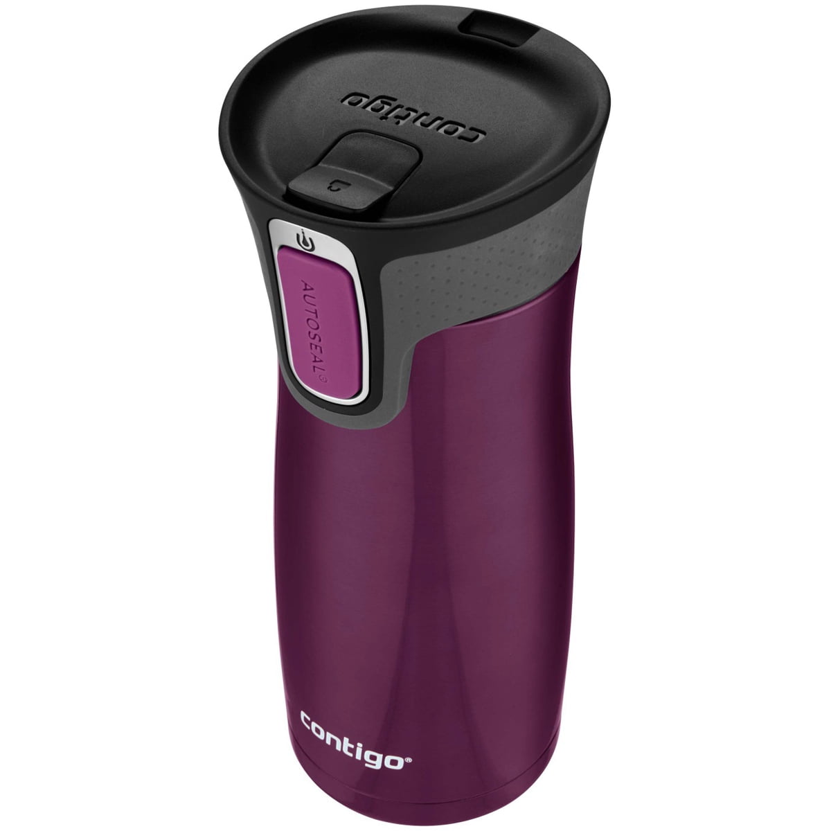 Contigo AUTOSEAL West Loop 2.0 Travel Mug, 16 oz., Stainless Steel with Black Button 6R6O