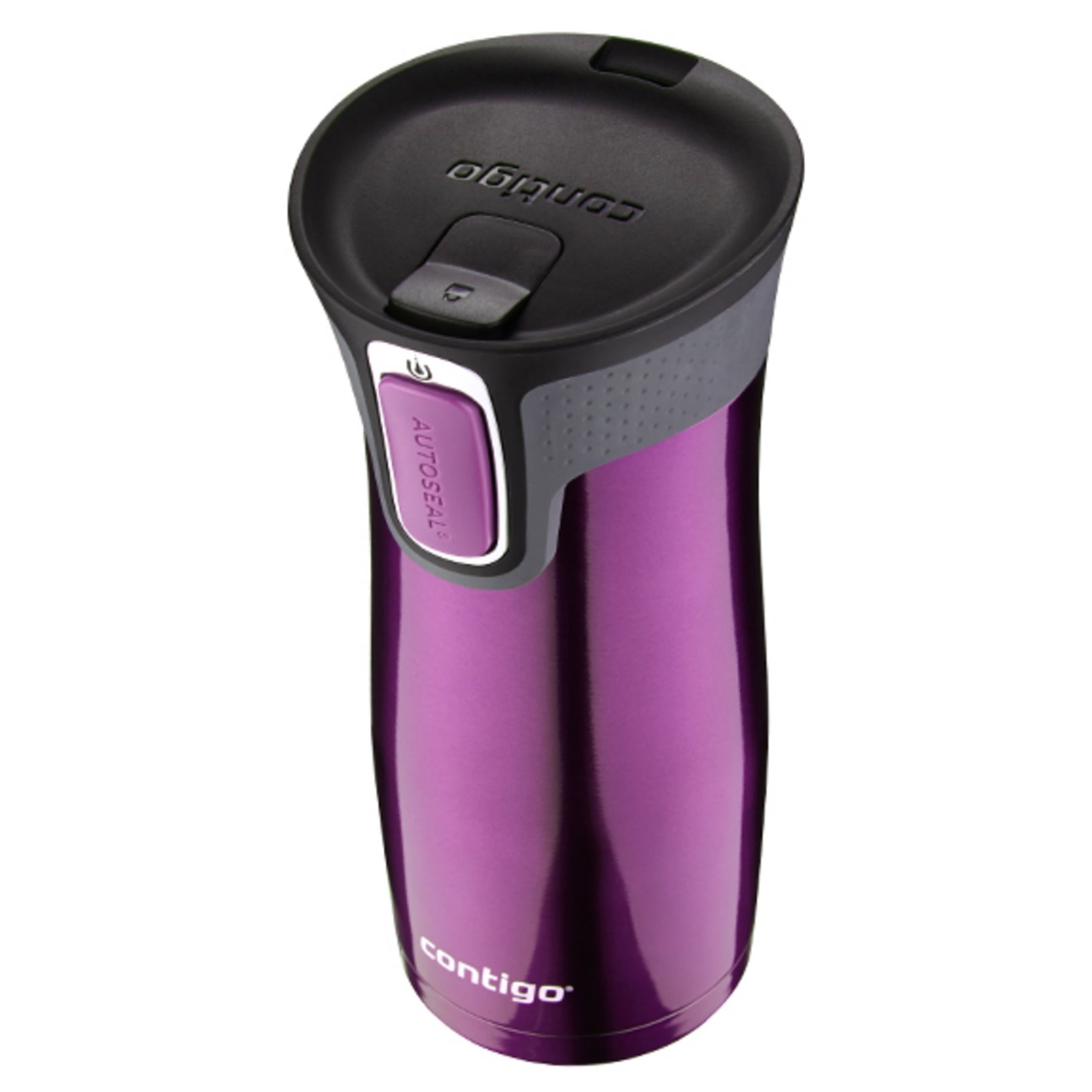 Contigo AUTOSEAL West Loop 2.0 Travel Mug, 16 oz., Stainless Steel with Black Button 6R6O