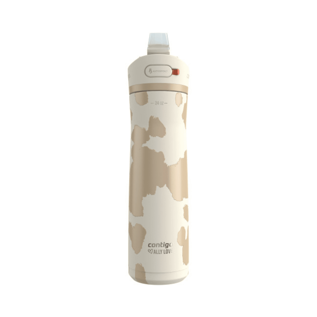 Contigo x Ally Love Ashland Chill 2.0 Stainless Steel Water Bottle with Autospout Lid, 24 oz, Oatmilk 1YWJ