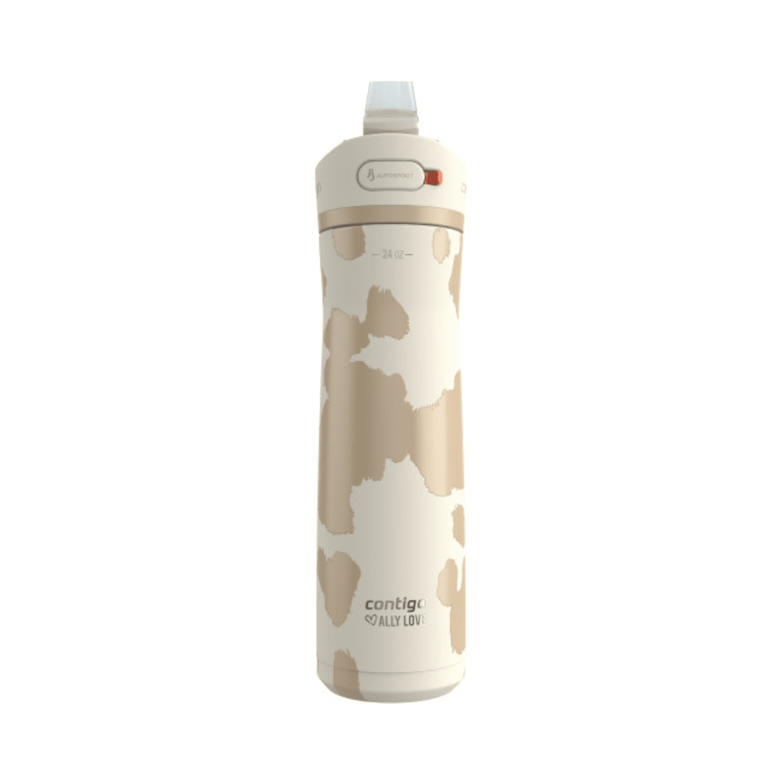 Contigo x Ally Love Ashland Chill 2.0 Stainless Steel Water Bottle with Autospout Lid, 24 oz, Oatmilk 1YWJ