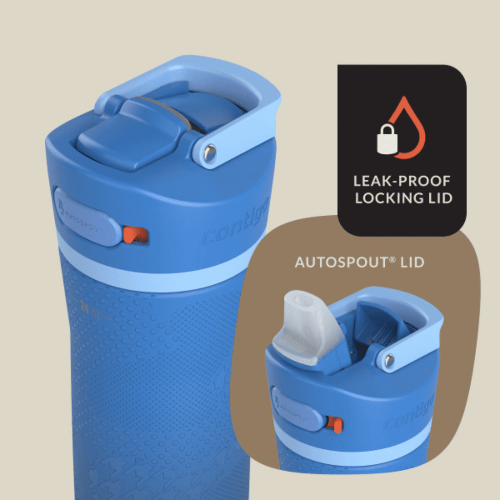 Contigo x Ally Love Ashland Chill 2.0 Stainless Steel Water Bottle with Autospout Lid, 24 oz, Oatmilk 1YWJ