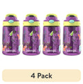 (4 pack) Contigo Kids Water Bottle with Redesigned AUTOSPOUT Straw, 14 oz, Grape Forest Haven V5Q5