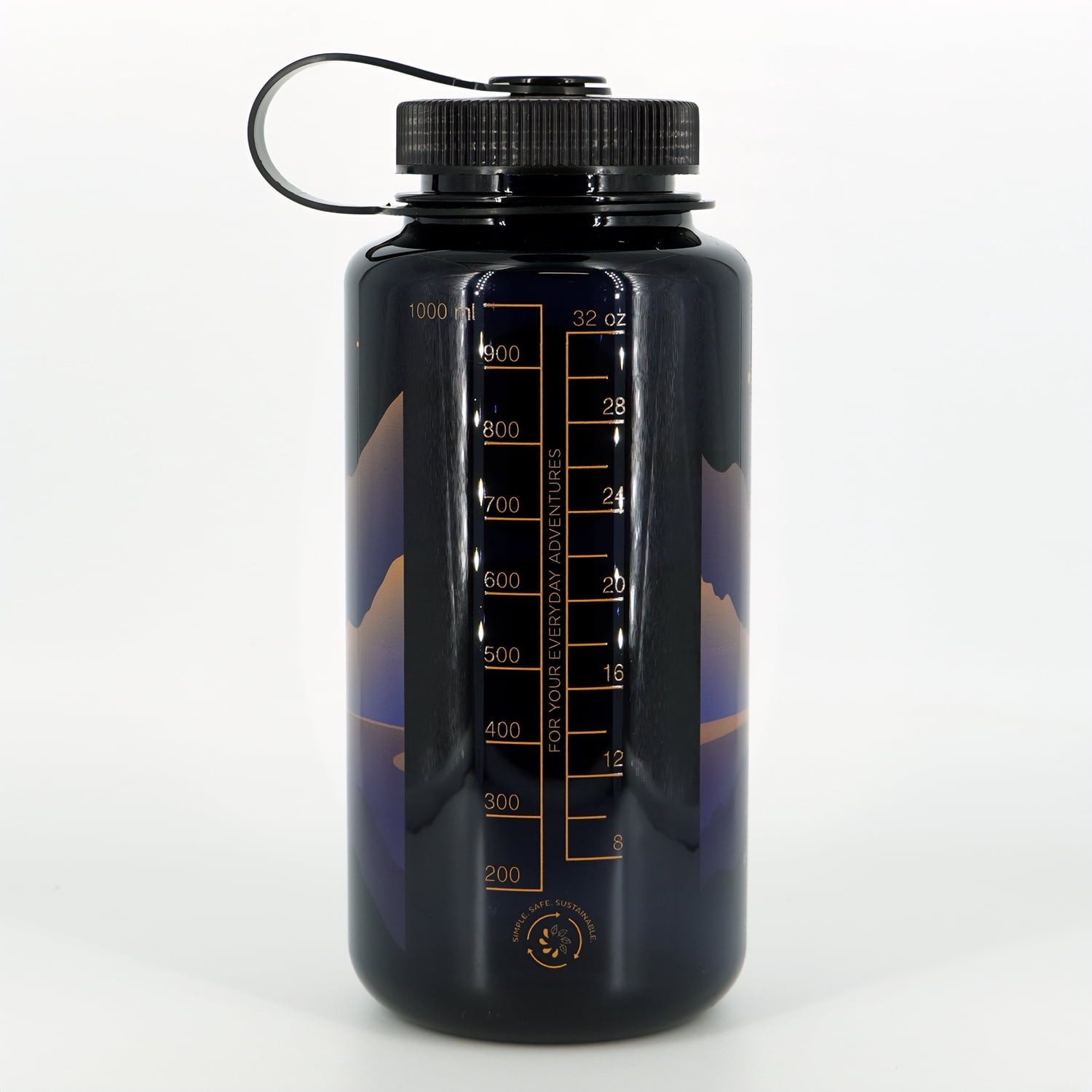 Nalgene Sustain 32 oz. Wide Mouth Water Bottle - Indigo EAHD