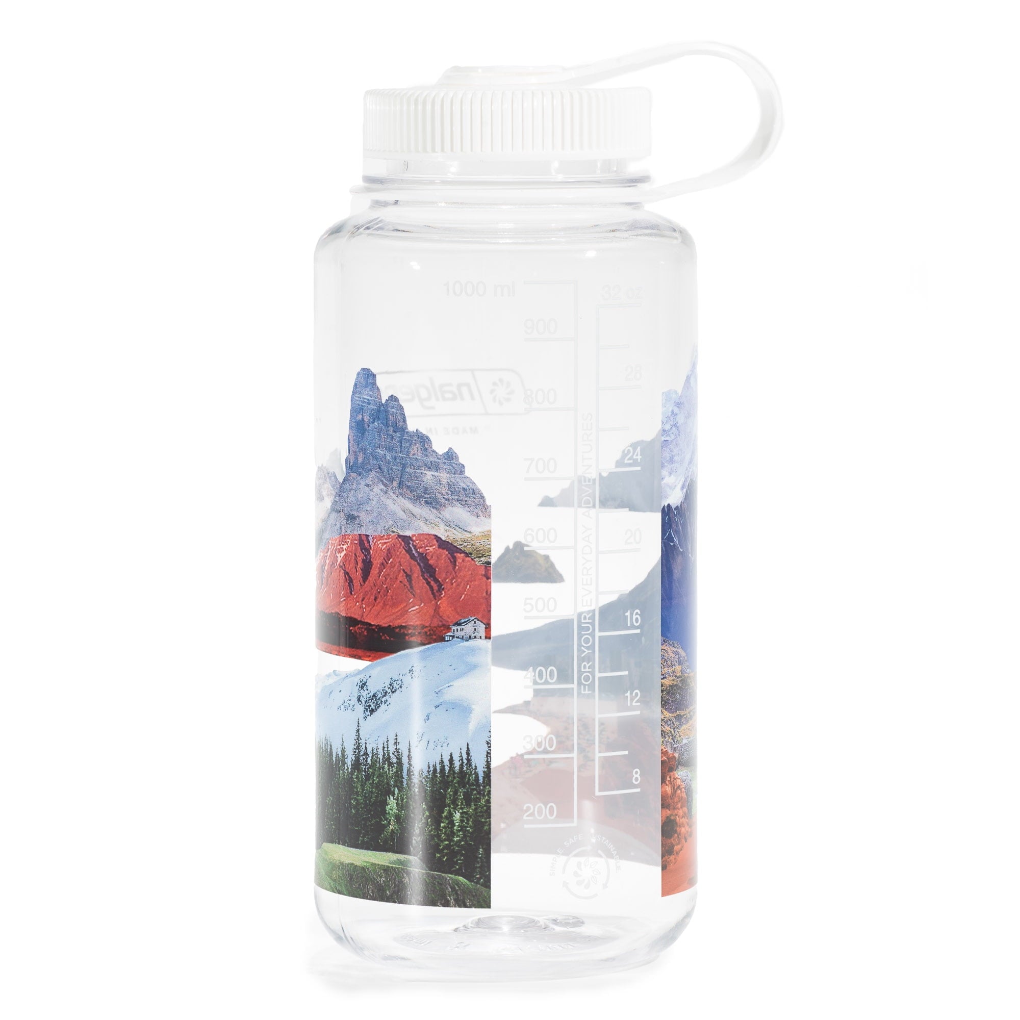 Nalgene Sustain 32 oz. Wide Mouth Water Bottle - Indigo EAHD