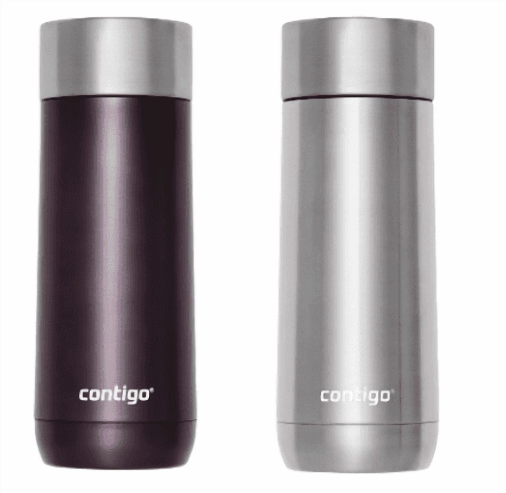 Contigo Luxe 14 oz. Travel Mug, 2 pk. - Dark Plum and Stainless Steel 6UGA