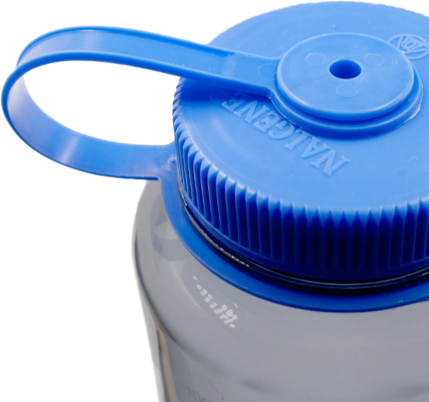 Nalgene Sustain Tritan BPA-Free Water Made with Material Derived from 50% Plastic Waste (using ISCC certified mass balance), 48 OZ, Wide Mouth, Cerulean YB5C