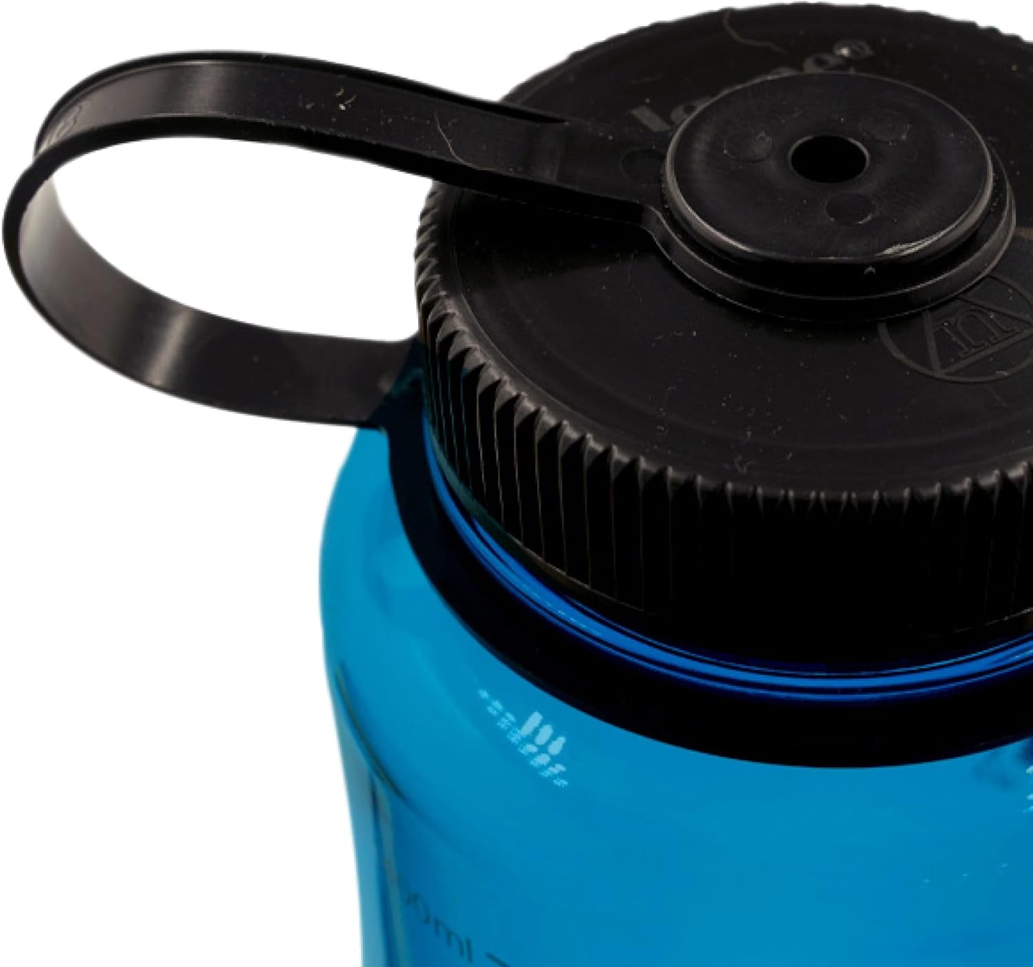 Nalgene Sustain Tritan BPA-Free Water Made with Material Derived from 50% Plastic Waste (using ISCC certified mass balance), 48 OZ, Wide Mouth, Cerulean YB5C