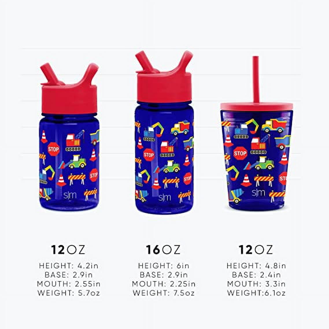 Simple Modern Summit Water Bottle Straw Lid Vacuum Insulated Stainless Steel Bottle | 14 fl oz 1R7Q