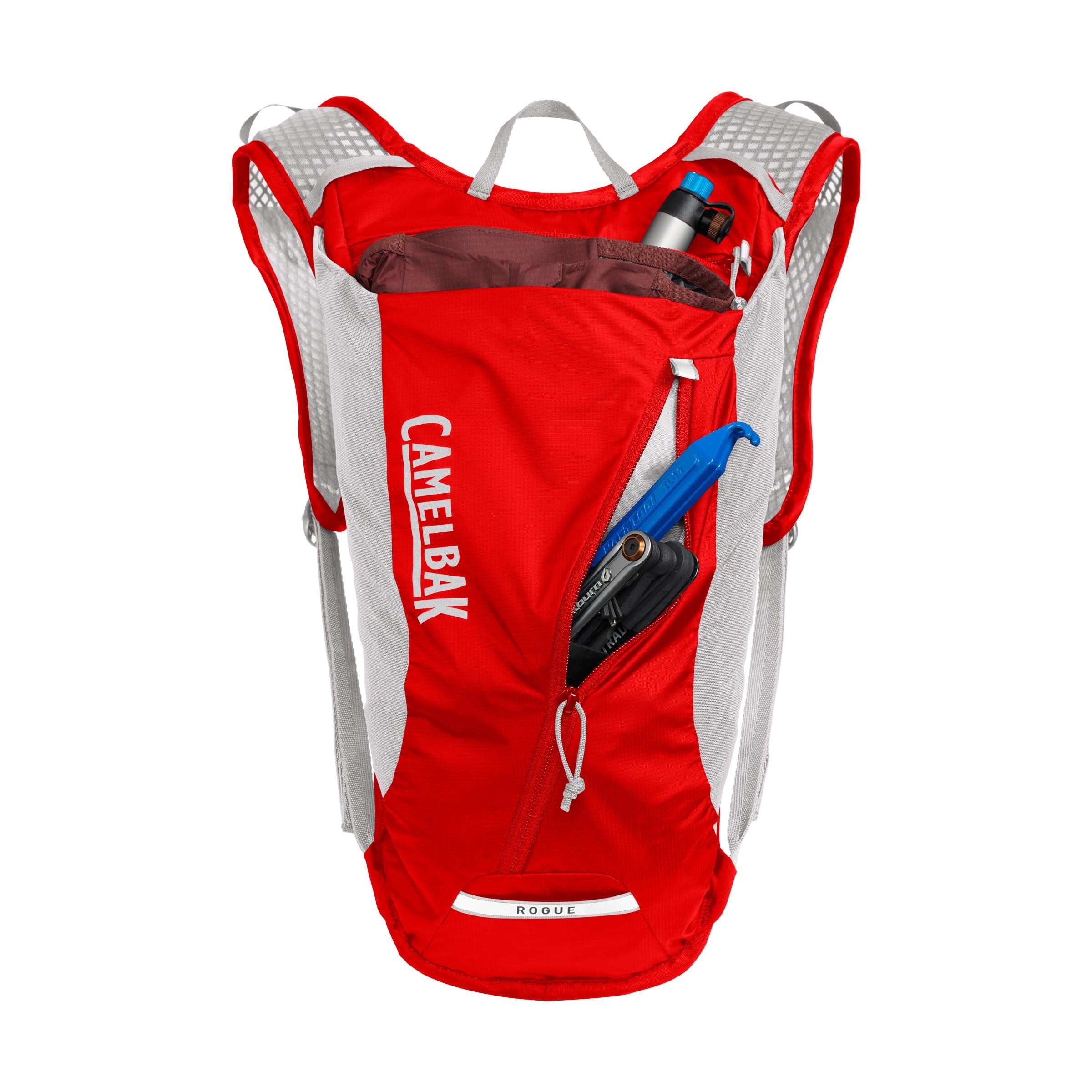 CamelBak Rogue Light 7 Hydration Backpack for Biking, Hiking, Festivals, Red DQ2T