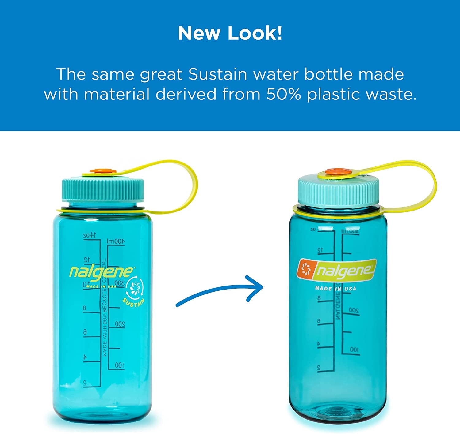 Nalgene 16oz Wide Mouth Sustain Bottle 3EYE
