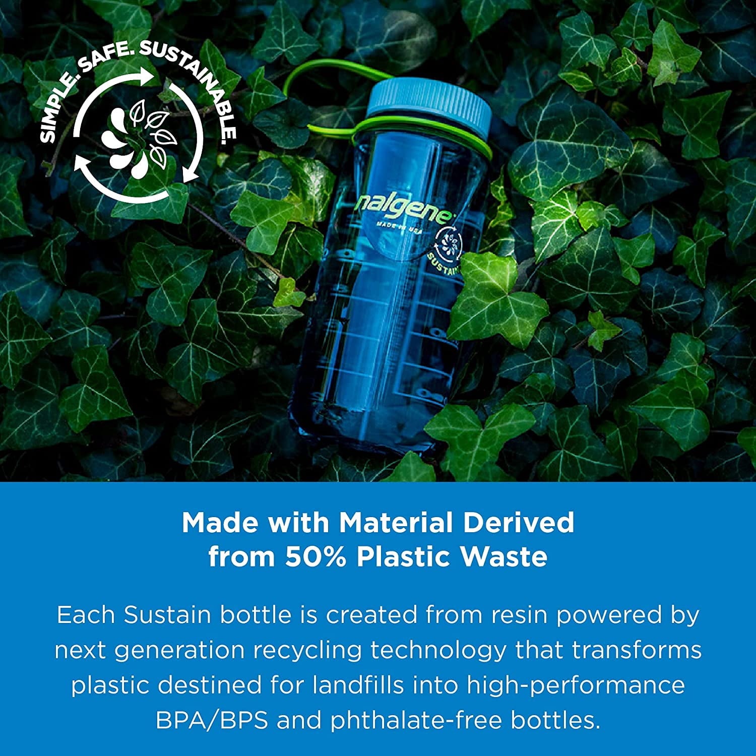Nalgene 16oz Wide Mouth Sustain Bottle 3EYE