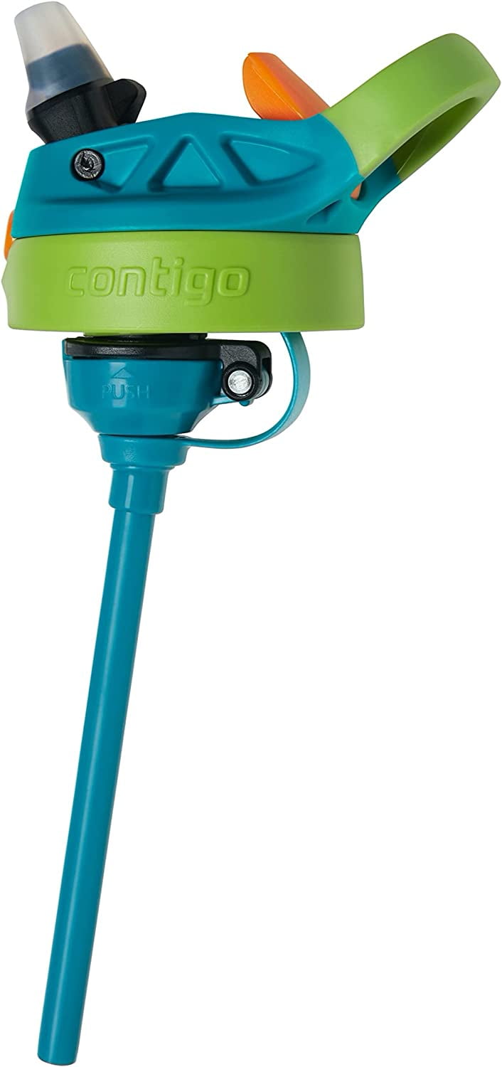 Contigo Kid's 20 oz. AutoSpout Straw Water Bottle - Juniper/Limelight QDOA