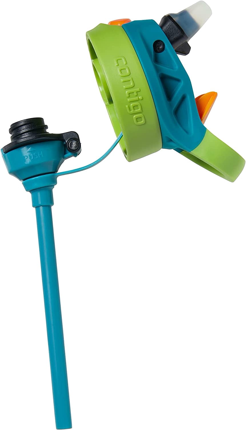 Contigo Kid's 20 oz. AutoSpout Straw Water Bottle - Juniper/Limelight QDOA
