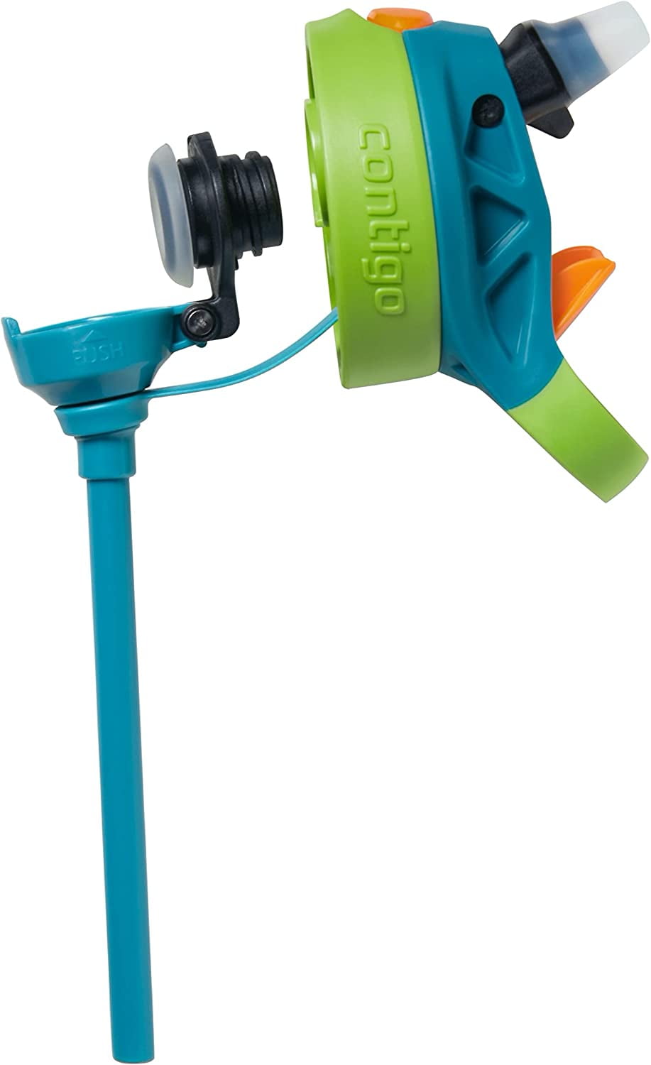 Contigo Kid's 20 oz. AutoSpout Straw Water Bottle - Juniper/Limelight QDOA