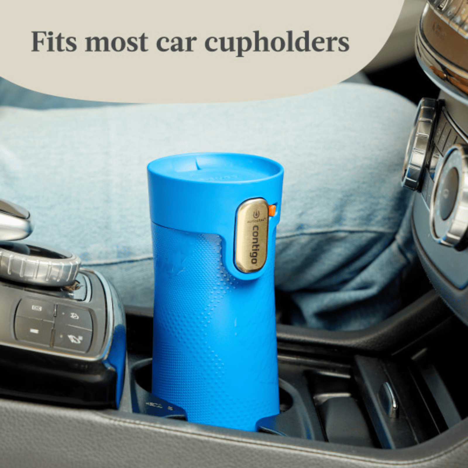 Contigo x Ally Love Autoseal West Loop Vacuum-Insulated Stainless Steel Travel Mug with Easy-Clean Lid, 16 oz, Stellar Jay I2FN