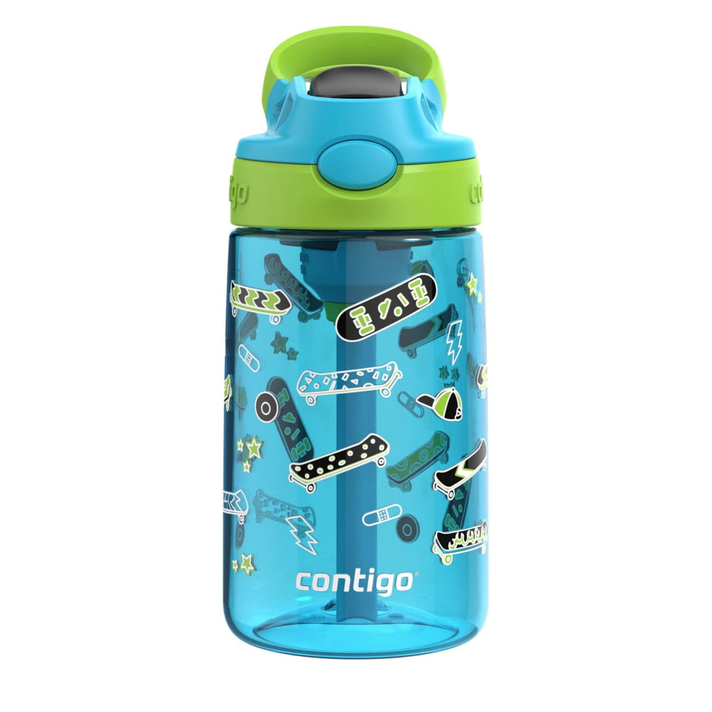 Contigo Aubrey Leak-Proof Spill-Proof Water Bottle, Blue, 14 oz. T2J1