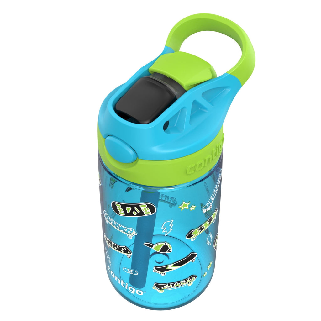Contigo Aubrey Leak-Proof Spill-Proof Water Bottle, Blue, 14 oz. T2J1