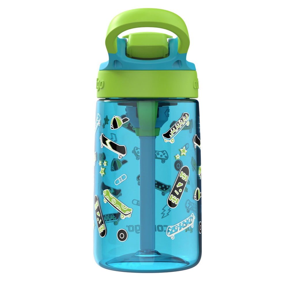 Contigo Aubrey Leak-Proof Spill-Proof Water Bottle, Blue, 14 oz. T2J1