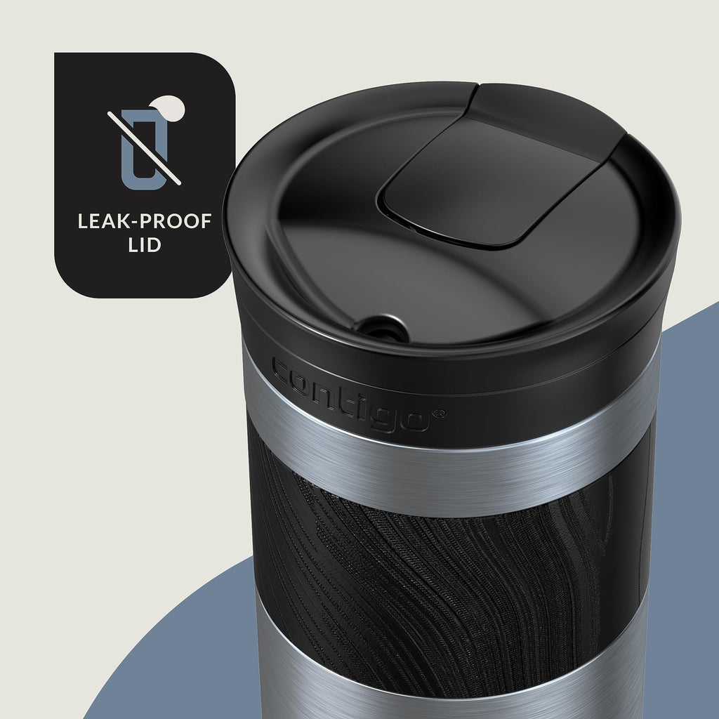 Contigo Byron 2.0 Stainless Steel Travel Mug with SNAPSEAL Lid and Grip, 16oz. P1RM