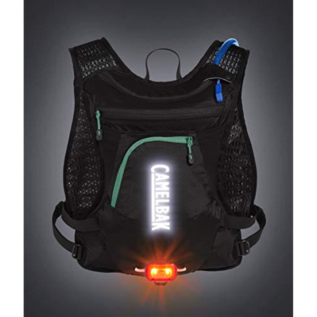 CamelBak Women's Chase Bike Vest 50oz - Hydration Vest - Easy Access Pockets, Black/Mint S10X