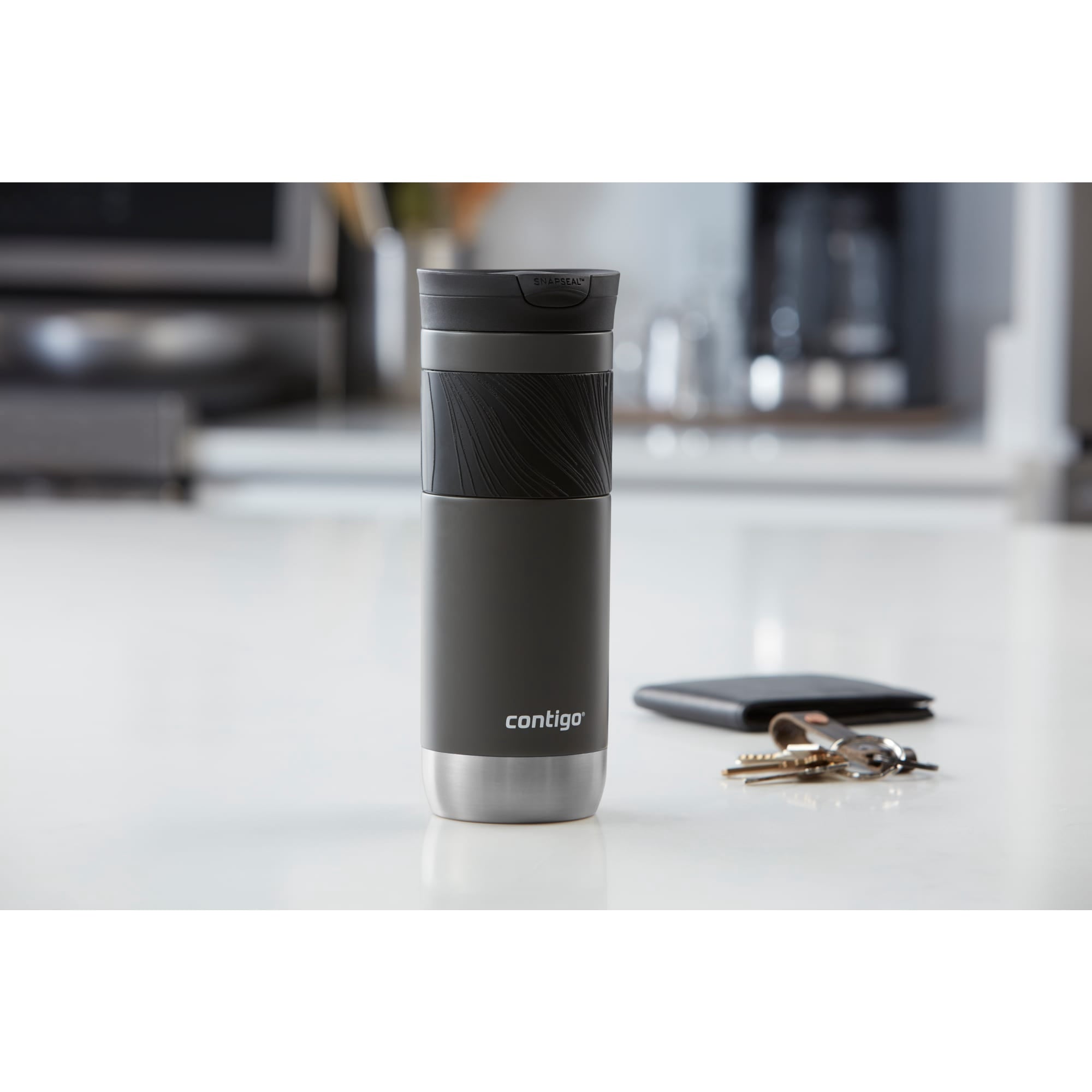 Contigo Byron 2.0 Stainless Steel Travel Mug with SNAPSEAL Lid and Grip, 20oz. 16OK