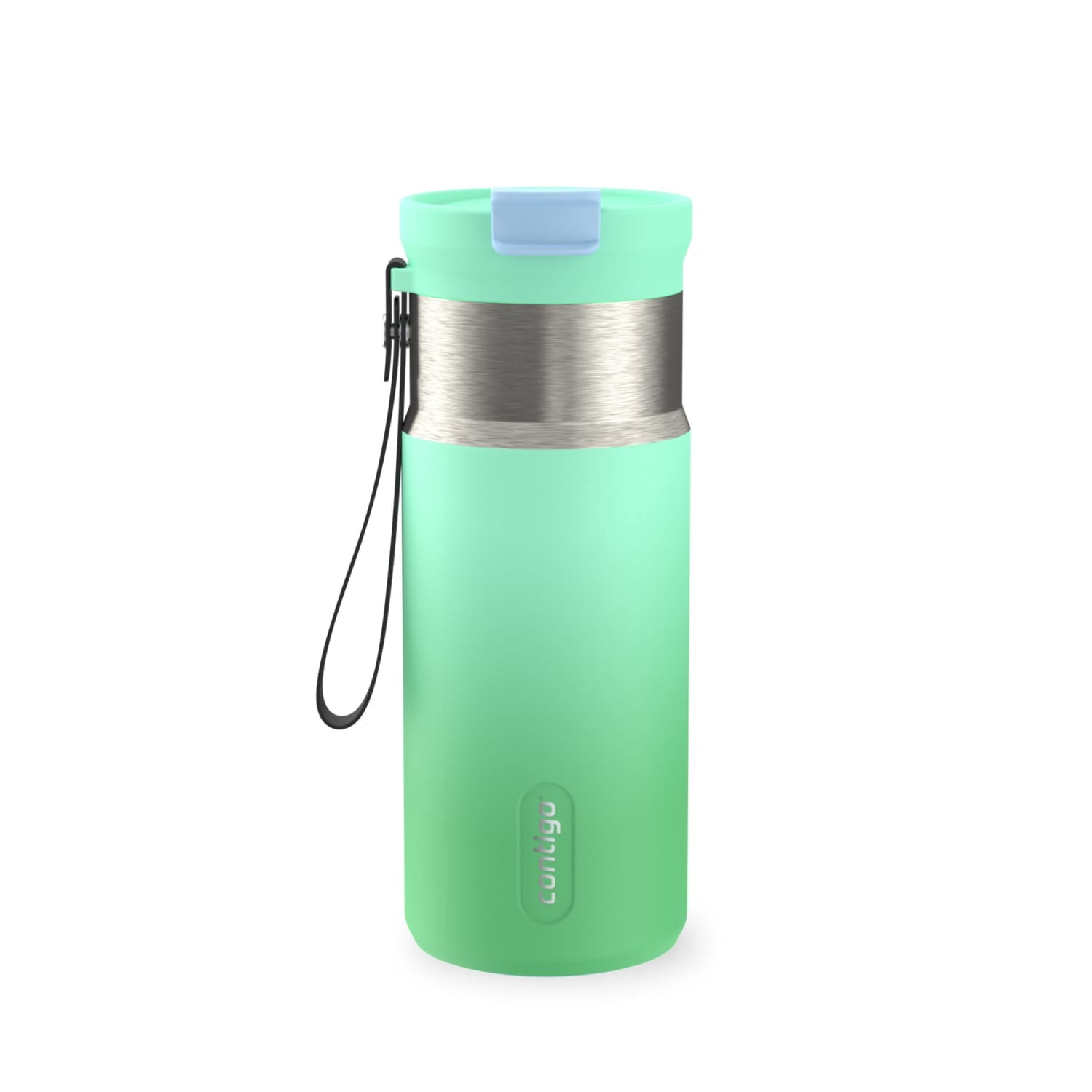 Contigo DualSip 16 oz Compact Leakproof Insulated Water Bottle with 2-Way Lid 3W53