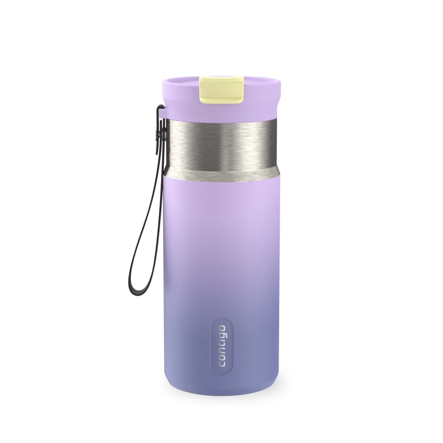 Contigo DualSip 16 oz Compact Leakproof Insulated Water Bottle with 2-Way Lid 3W53