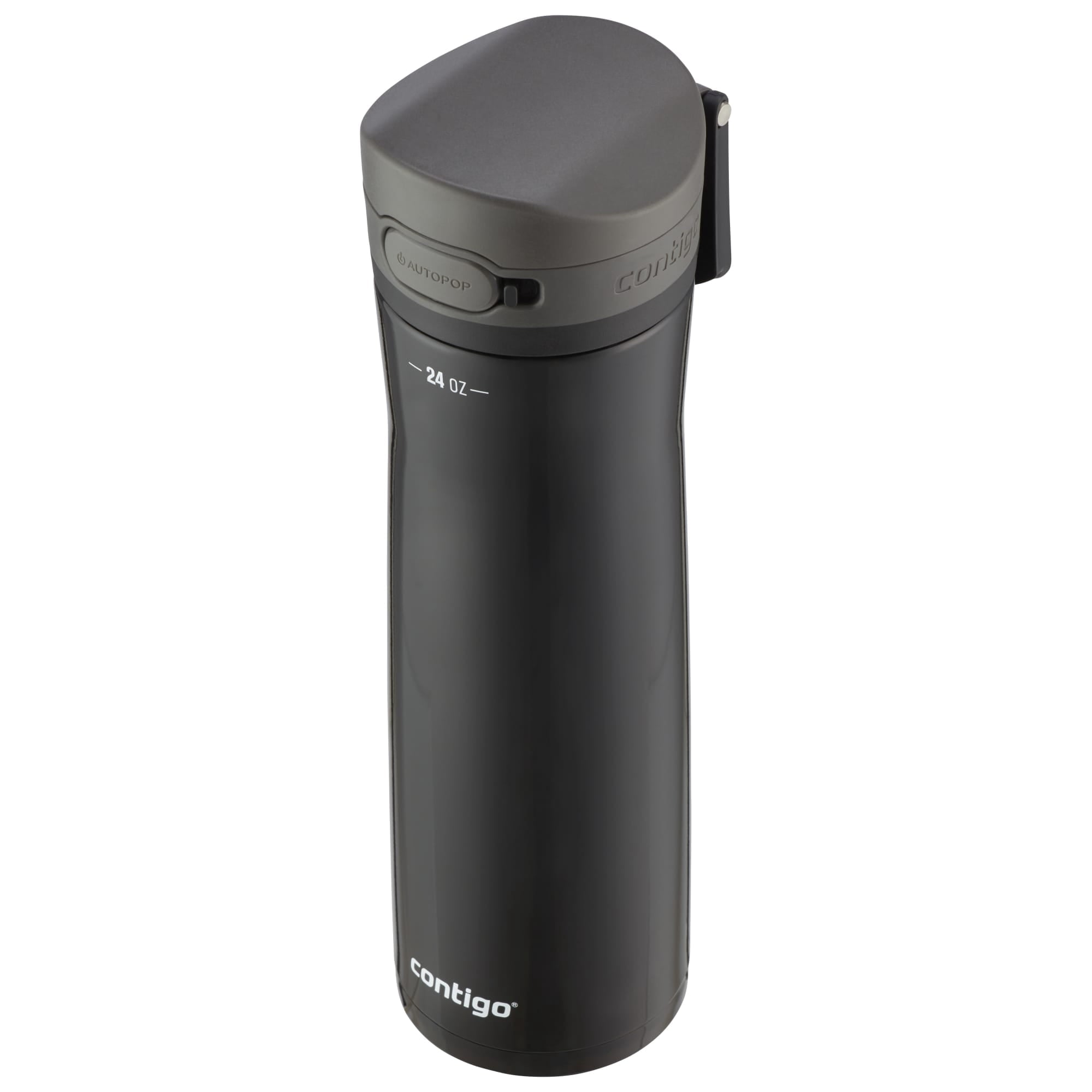 Contigo Jackson Chill  Bundle 2 Water Bottles Black 24oz and Pink  20oz with Autopop Lid QT0T