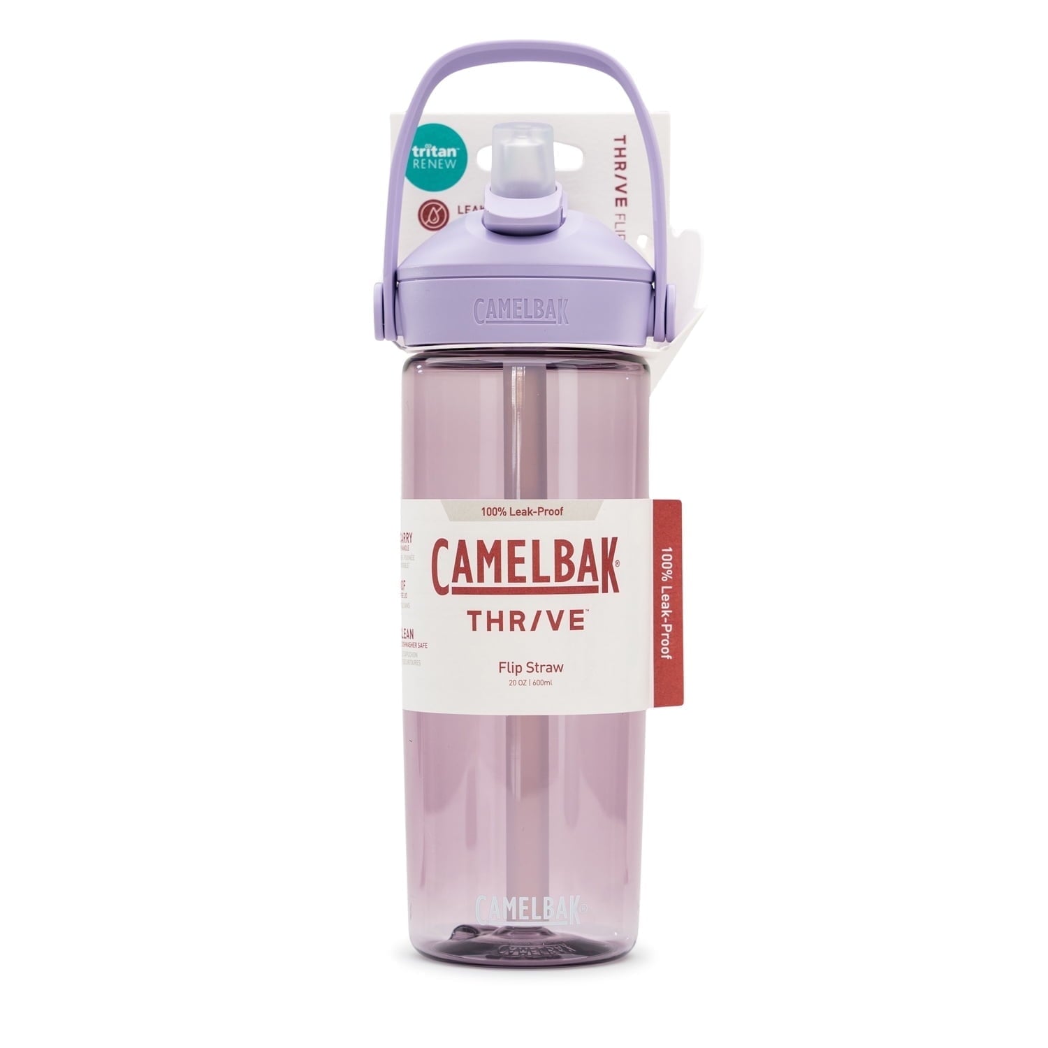 Camelbak Thrive Flip Straw 20oz Water Bottle, Charcoal HF5N