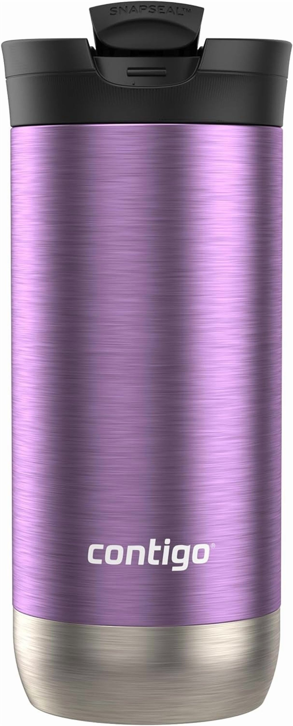 Contigo Huron SnapSeal Insulated Travel Tumbler, Purple Panzy Color 16 oz (473 mL) DFZ9