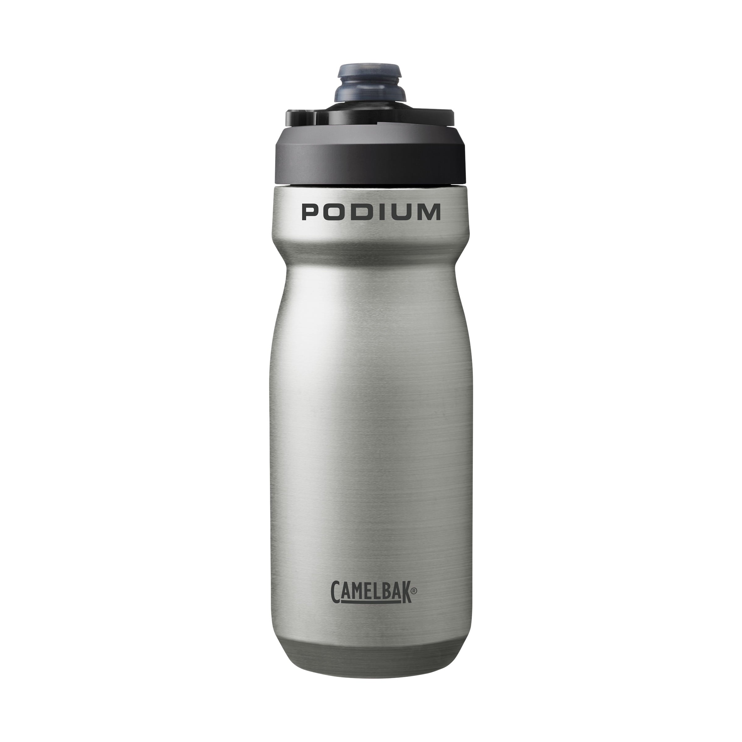CamelBak Podium 18oz Insulated Stainless Steel Bike Water Bottle, Stainless 1GMG