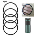 PULMCheerge 4 Pack Gaskets Compatible with Contigo Snapseal Byron Travel Mug 16oz &amp; 20oz, Replacement Rubber Seal for Contigo Snapseal Lid, Replacement Silicone Part for Contigo Coffee Travel Tumbler 0VZA