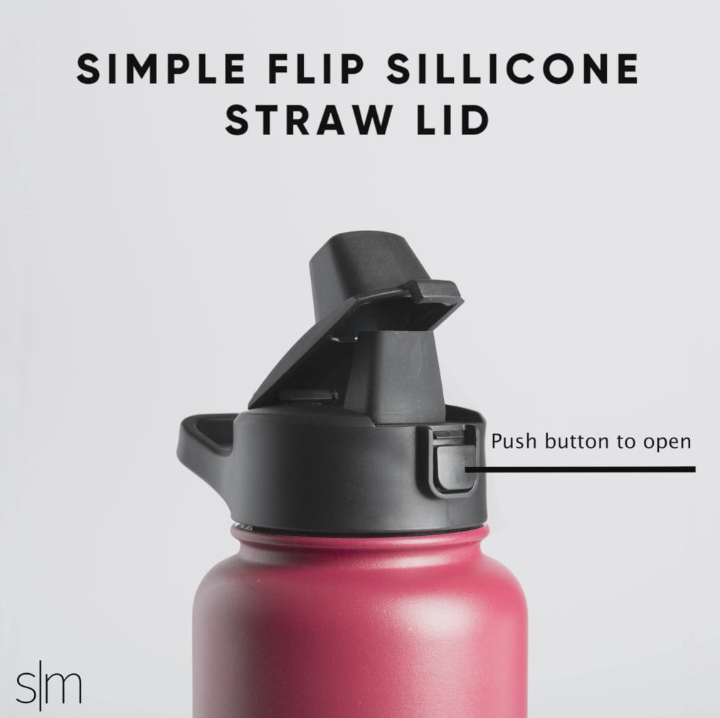 Simple Modern 64 Fluid Ounces Plastic Summit Water Bottle with Straw Lid - Malibu GZDJ
