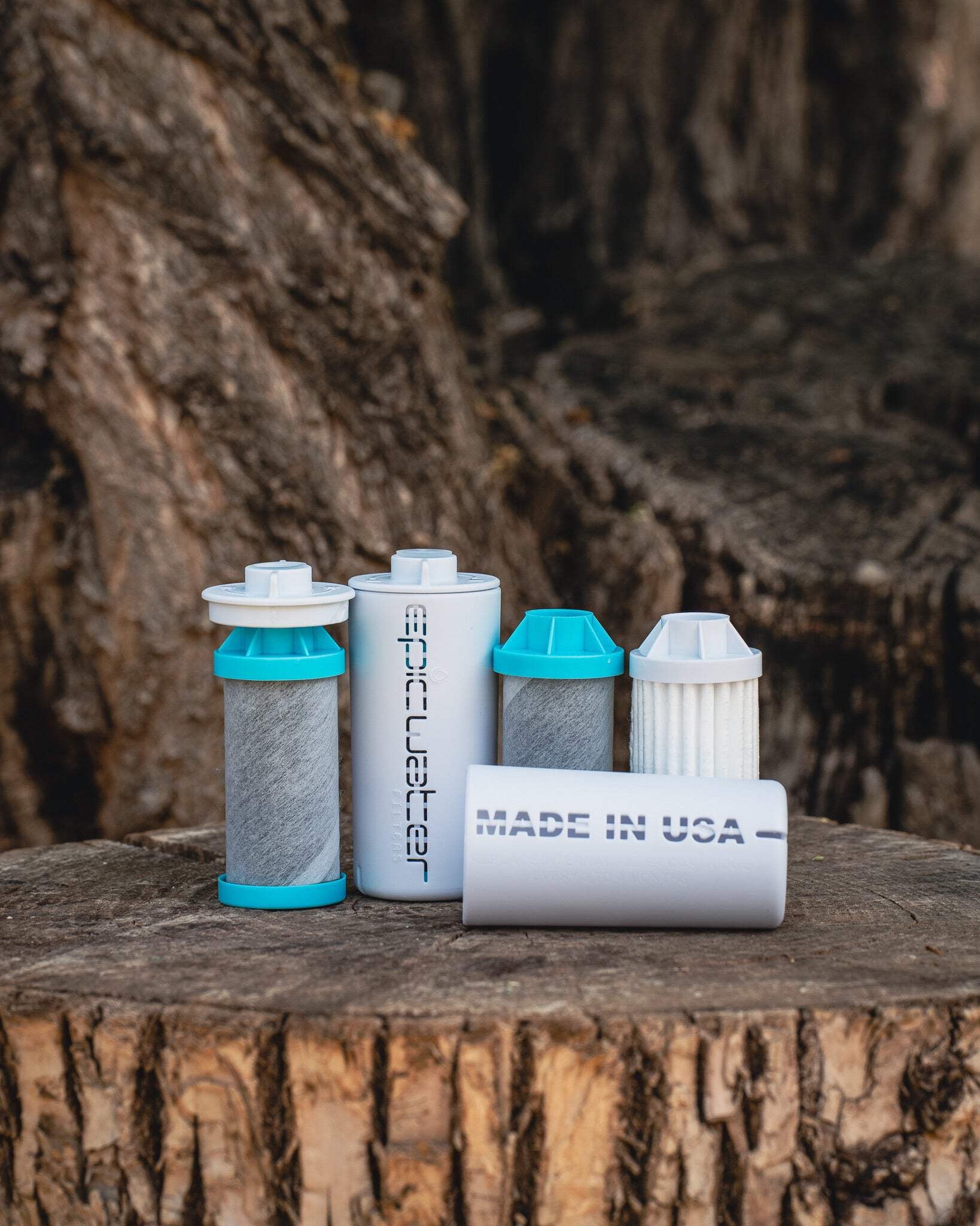 Epic Water Filters Nalgene OG Sustain Tritan USA Made Water Bottle and 75 Gallon Filter - Removes 99.99% of Water Impurities, 32oz, Leggitt Art HDGY