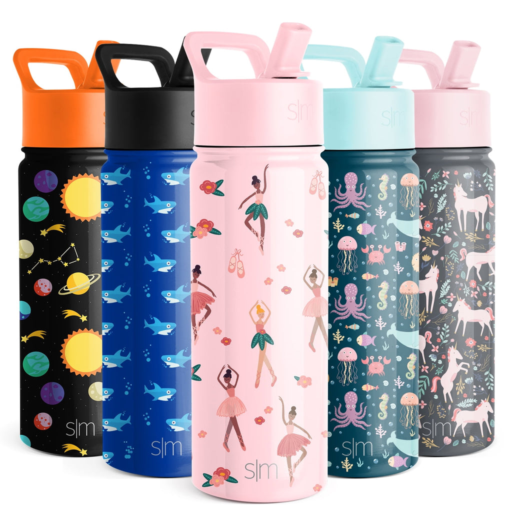 Simple Modern Summit Water Bottle Straw Lid Vacuum Insulated Stainless Steel Bottle | 18 fl oz DDJX