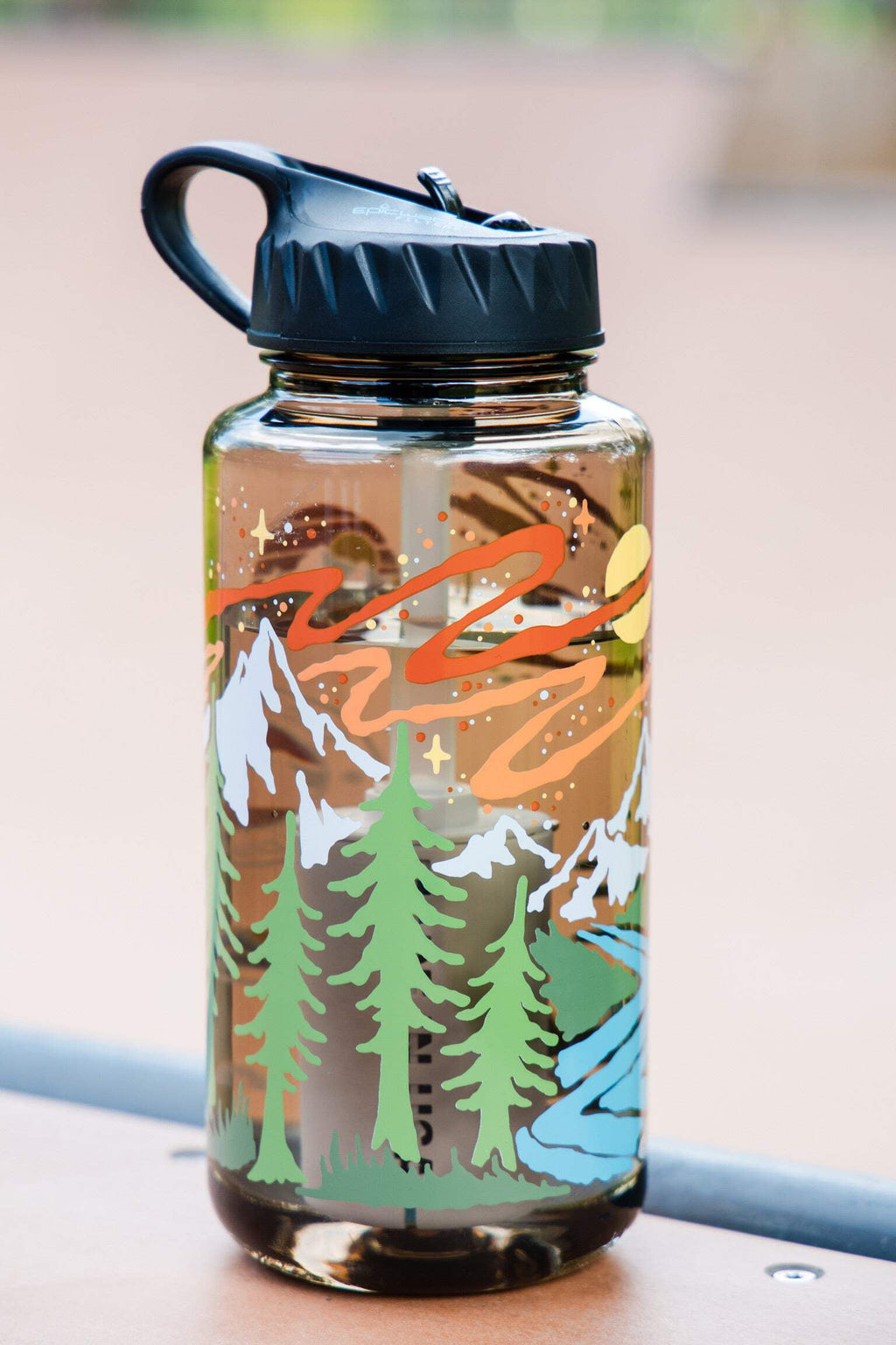 Epic Water Filters Nalgene OG Sustain Tritan USA Made Water Bottle and 75 Gallon Filter - Removes 99.99% of Water Impurities, 32oz, Atomic Child Special Edition MX89
