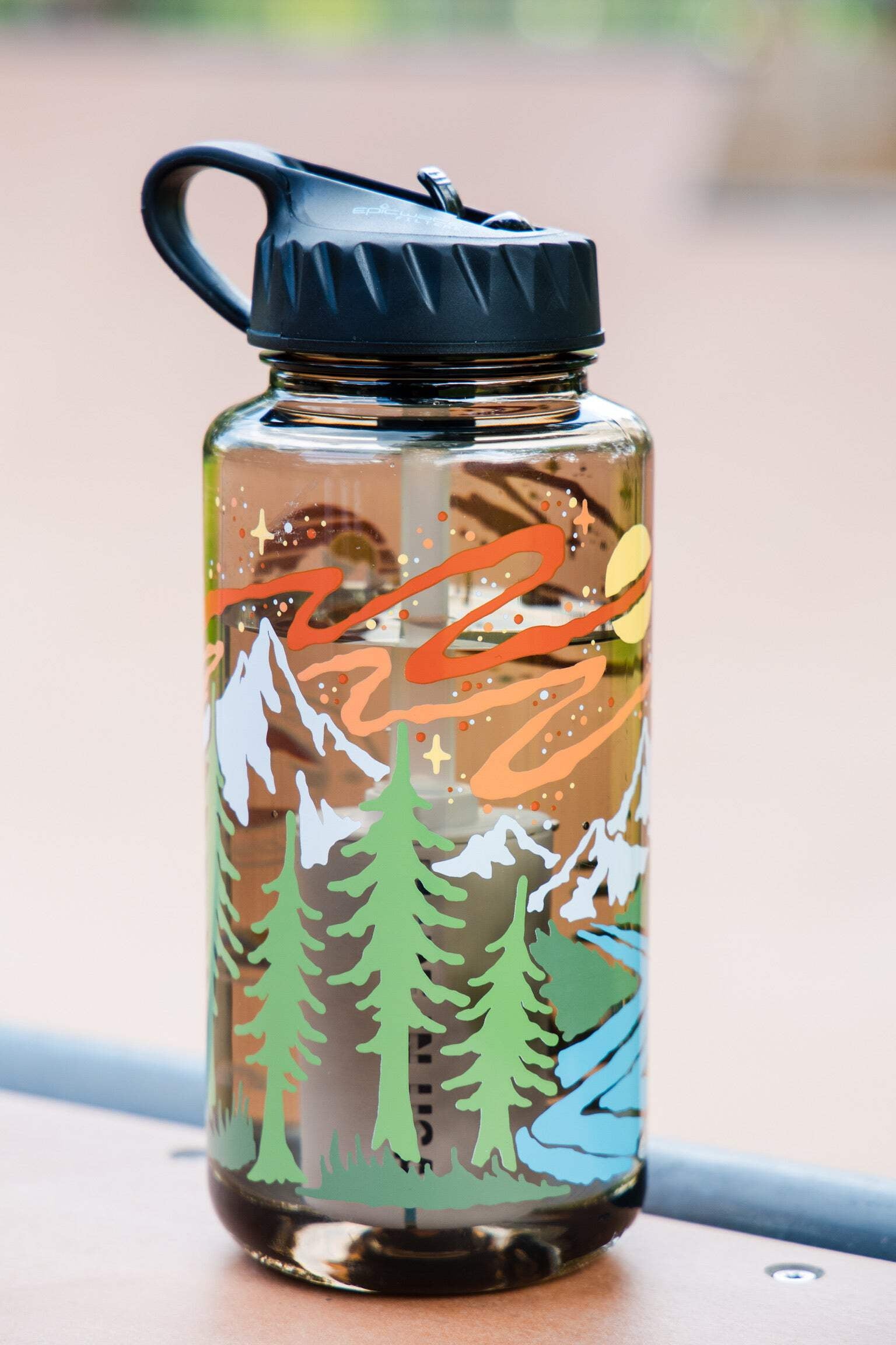 Epic Water Filters Nalgene OG Sustain Tritan USA Made Water Bottle and 75 Gallon Filter - Removes 99.99% of Water Impurities, 32oz, Atomic Child Special Edition MX89