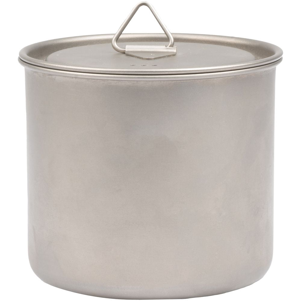 Olicamp Titanium Space Saver Mug with Lid, Nests Nalgene Bottle Inside, Lightweight and Compact, Perfect for Camping and Backpacking, 550mL JKBV