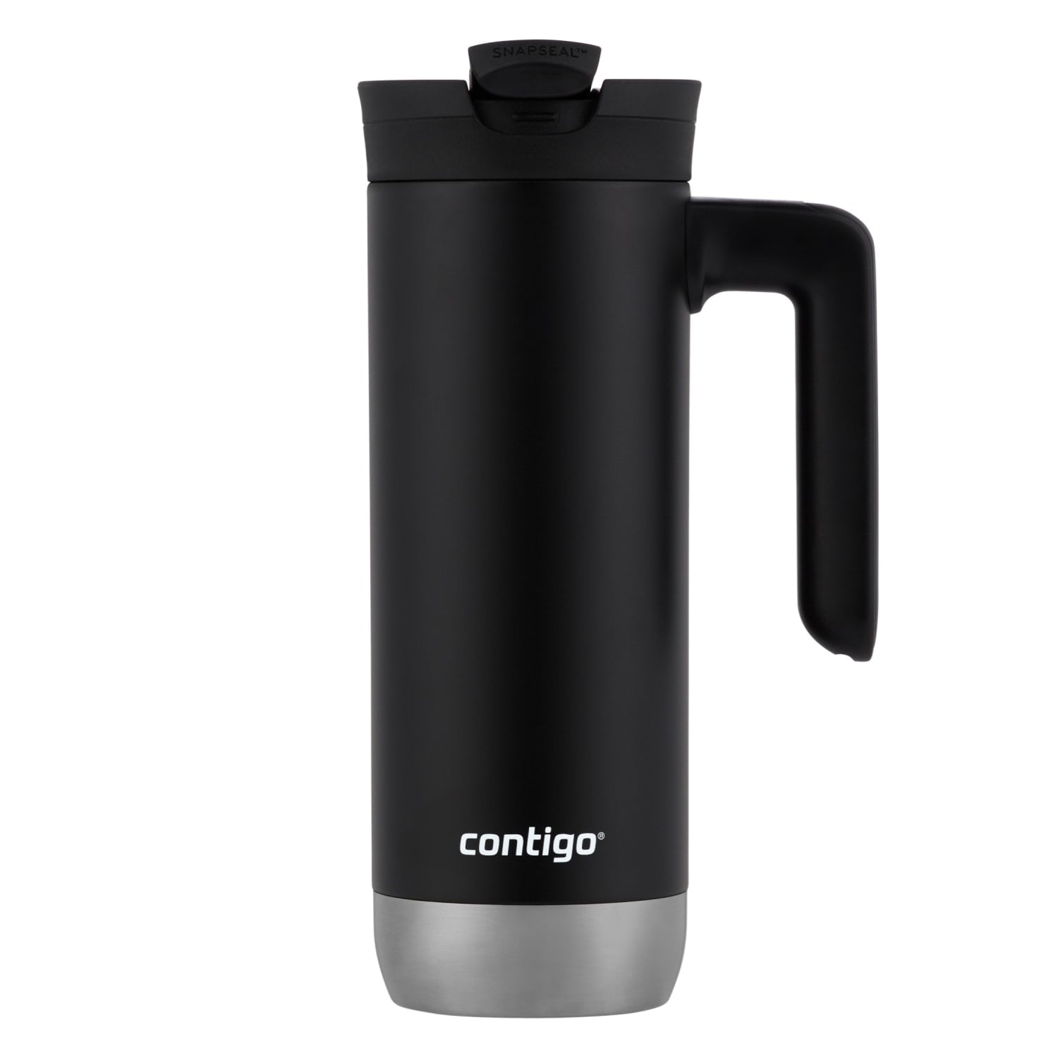 Contigo Huron 2.0 Stainless Steel Travel Mug with SNAPSEAL Lid and Handle in Black, 20 fl oz. CMXW