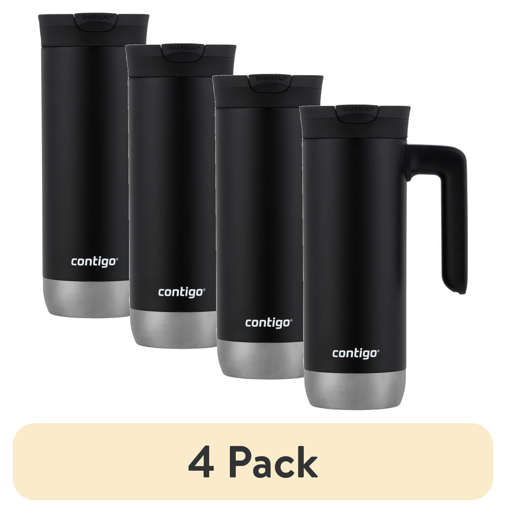 Contigo Huron 2.0 Stainless Steel Travel Mug with SNAPSEAL Lid and Handle in Black, 20 fl oz. CMXW