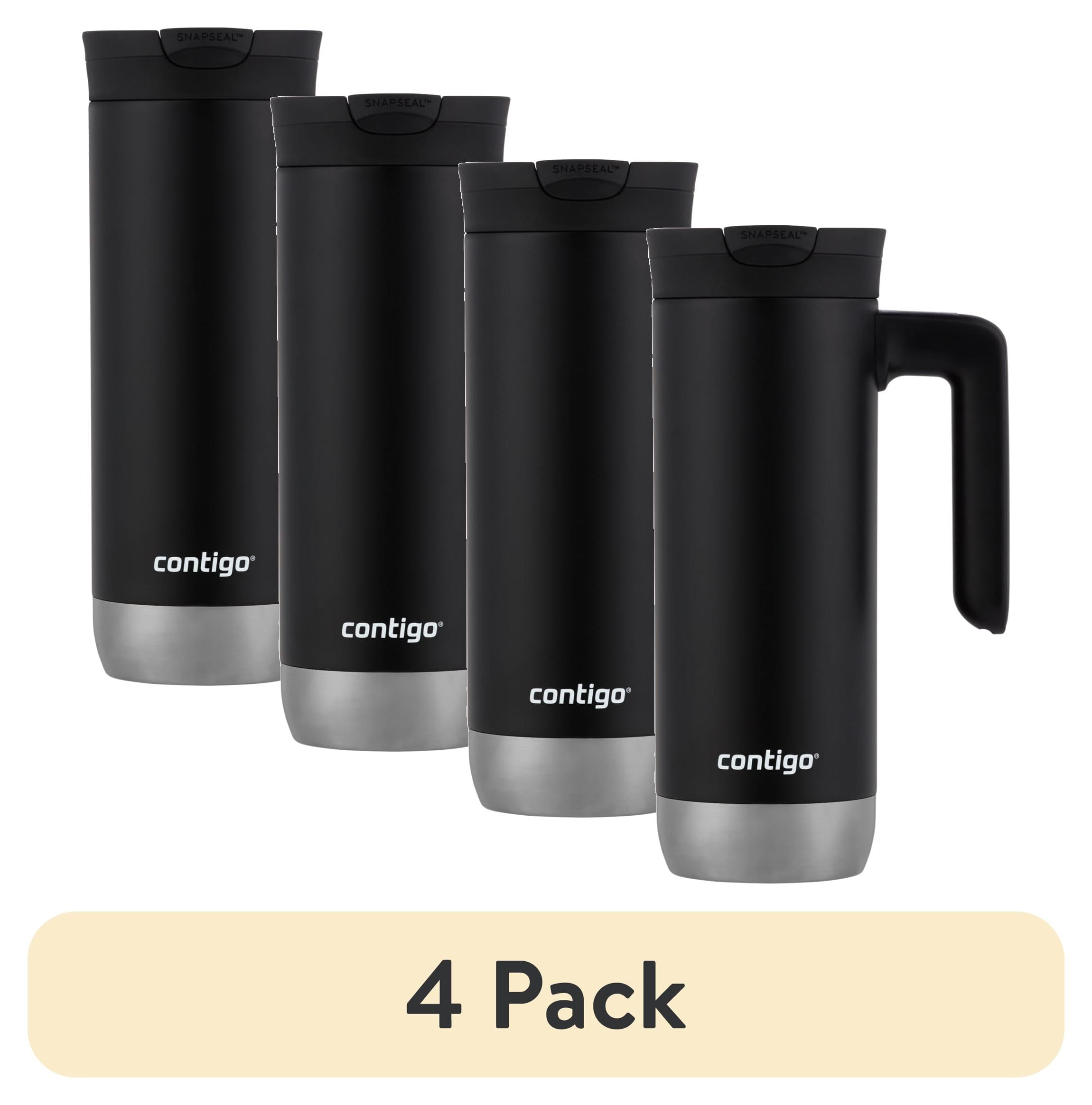 Contigo Huron 2.0 Stainless Steel Travel Mug with SNAPSEAL Lid and Handle in Black, 20 fl oz. CMXW
